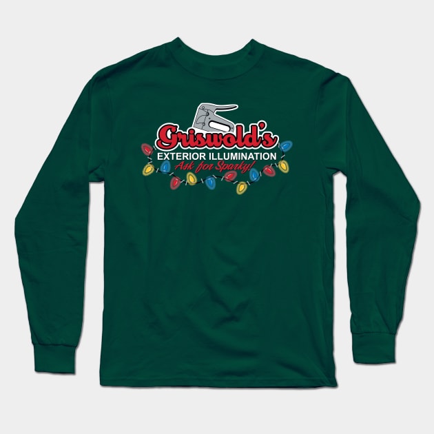 Griswold's Exterior Illumination Long Sleeve T-Shirt by GradyGraphics